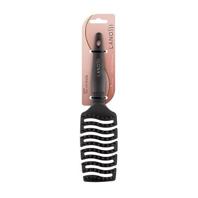 Escova de Cabelo Ventilada Flexível com Cerdas Mistas Lanossi