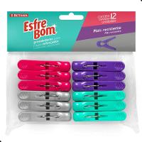 Kit Prendedor de Roupa Reforçado Plástico EsfreBom 36 Unidades - 3