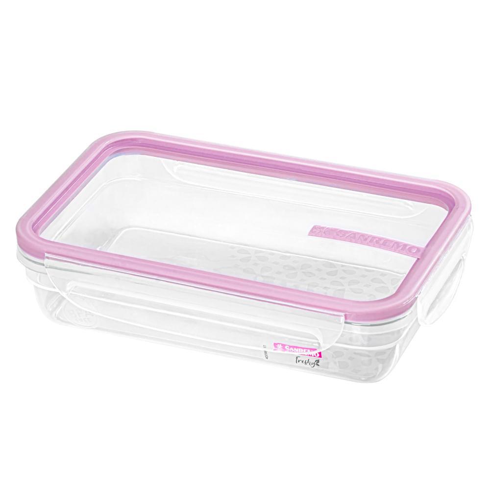 Pote Plástico com Travas Hermético Açaí 820ml Freshy Sanremo - 2