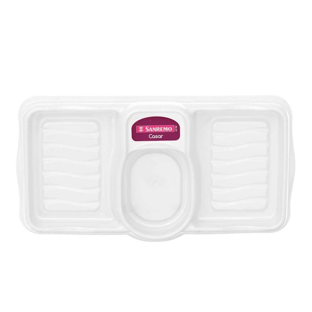 Porta Detergente Plástico Transparente Casar Sanremo - 1