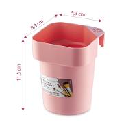 Porta Pincel de Maquiagem Plástico Rosé Hana Ordene - 2