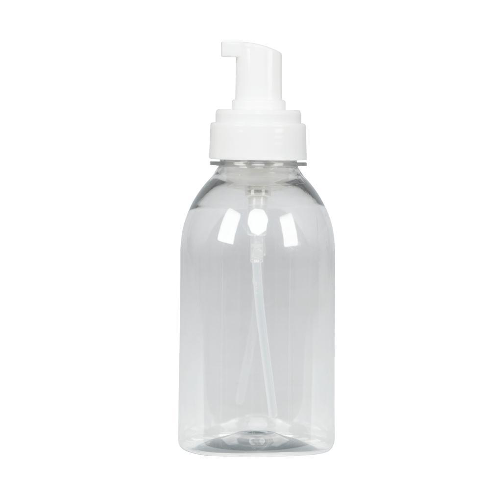 Porta Sabonete Líquido de Mesa com Válvula de Espuma Transparente 500ml SuperPro - 1