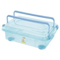 Organizador Plástico com Trava e Alça Azul 8,6L Baby Sanremo - 1