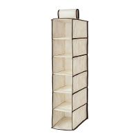 Sapateira Dobrável TNT com 6 Divisórias Bege Ordene - 1