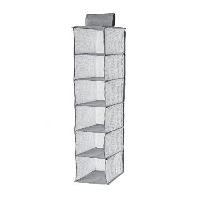 Sapateira Dobrável TNT com 6 Divisórias Branca Ordene