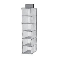 Sapateira Dobrável TNT com 6 Divisórias Branca Ordene - 1