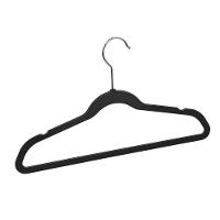 Cabide Emborrachado Infantil Preto 28cm My Closet Ordene 6 Unidades - 2