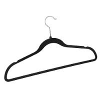 Cabide Emborrachado Preto 40,5cm My Closet Ordene 24 Unidades - 2