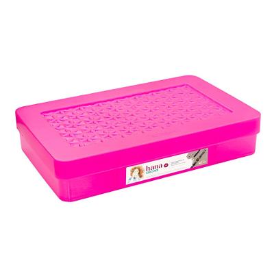 Caixa Porta-Joias Plástica com 8 Divisórias Rosa Ordene