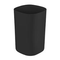 Conjunto para banheiro 3 peças Plástico Preto My Day Ordene