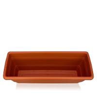 Floreira Plástica Retangular Marrom Boulevard Sanremo - 2