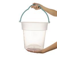 Kit 3 Baldes Plásticos Transparente com Alça 15L Oba Sanremo - 4