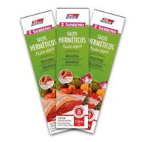 Kit 24 Sacos Plásticos Herméticos Fecho Duplo 3L Vac Freezer Sanremo - 2
