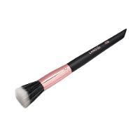 Pincel de Maquiagem Duo Fiber com Cerdas Duplas Multiuso Rosé Black F08 Lanossi - 3
