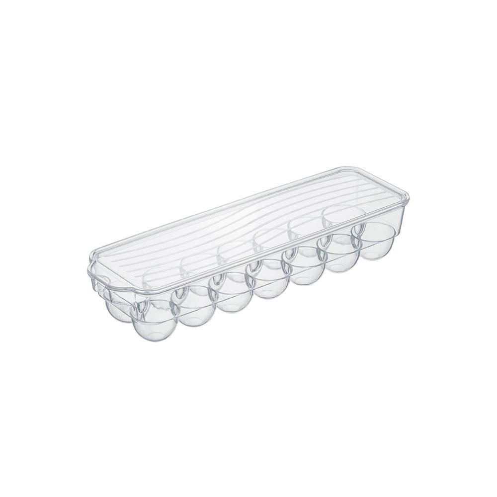 Porta Ovos Plástico Transparente com 14 Cavidades Ordene - 1