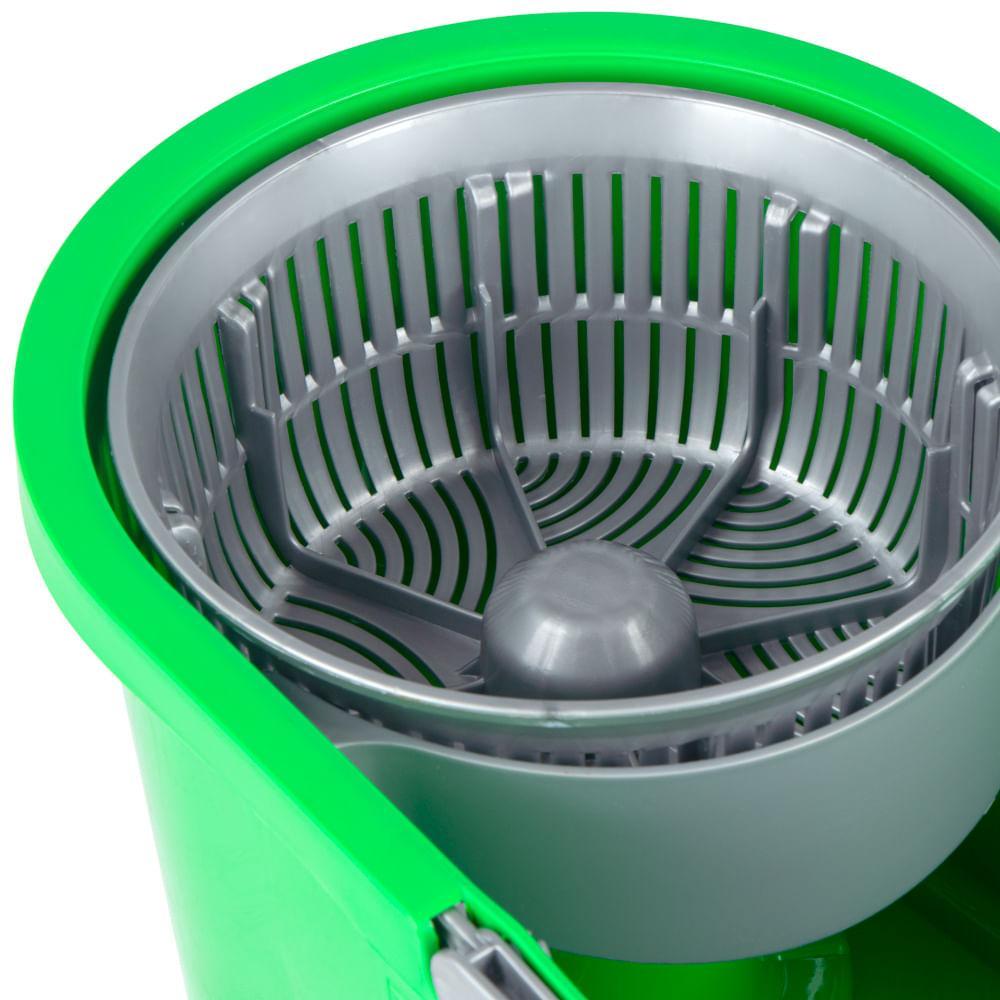 Mop Plus de Microfibra com Cabo Desmontável e Balde 13L Brilhus Bettanin - 3