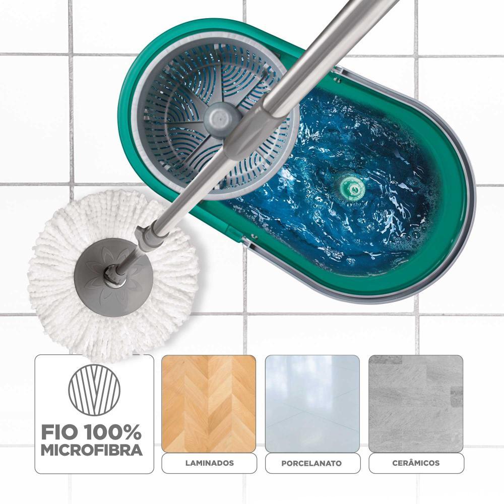 Mop Original de Microfibra com Cabo e Balde 13L Noviça Bettanin - 3