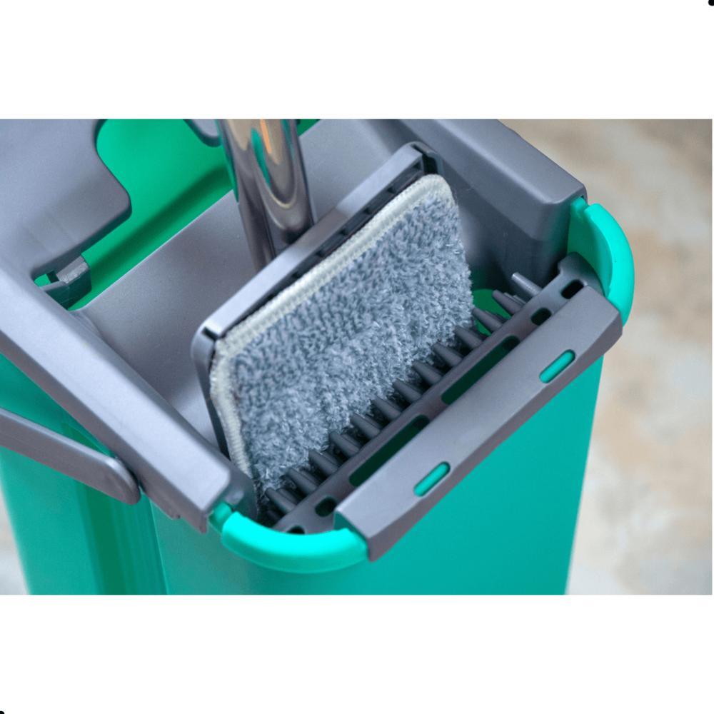 Mop Lava e Seca de Microfibra com Cabo e Balde 7L Noviça Bettanin - 4