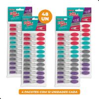 Kit Prendedor de Roupa Emborrachado EsfreBom 48 Unidades - 1