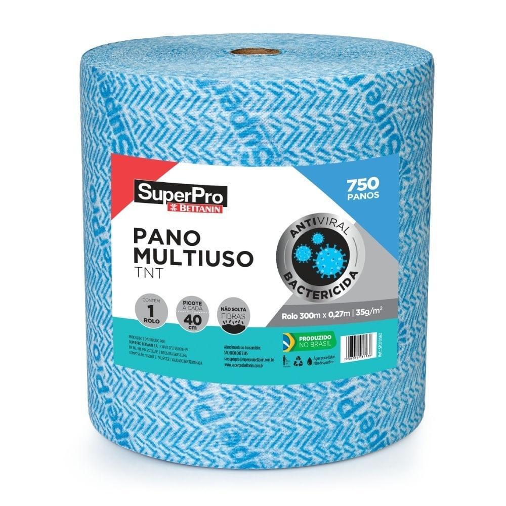 Pano TNT 35g 300m X 27cm Azul SuperPro - 1