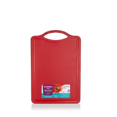Tábua de Corte Plástica Pequena Vermelha 27cmx18,5cm Casar Sanremo