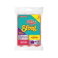 Esponja Dupla Face Sfreg EsfreBom Bettanin 2 Unidades - 1