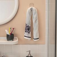 Gancho Adesivo Plástico Retangular Médio Cristal Aplik Ordene 2 Peças - 3