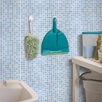 Gancho Adesivo Plástico Oval Pequeno Branco Aplik Ordene 4 Peças - 3