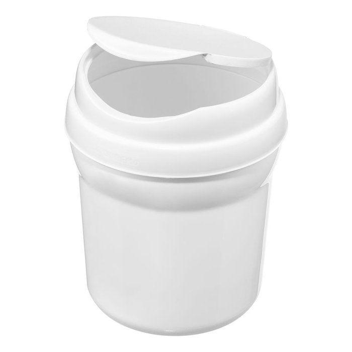 Lixeira de Pia Plástica Branca 2,4L Casar Sanremo - 2