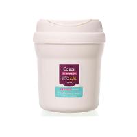 Lixeira de Pia Plástica Branca 2,4L Casar Sanremo - 1