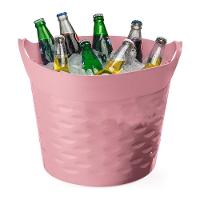 Cesto Organizador Circular Plástico Rosa 20L Moolti Sanremo - 2
