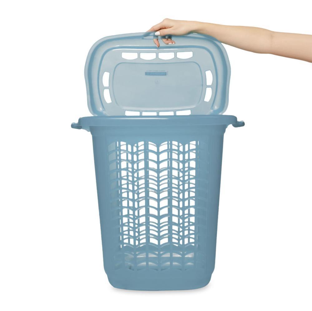 Cesto de Roupas Plástico Azul 46,4L Hydrus Sanremo - 2