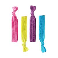 Elástico de Cabelo Hair Ties Neon Lanossi 4 Unidades - 2