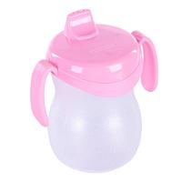 Copo Infantil com Bico e Alça Atóxico Rosa Baby Sanremo 310ml - 1