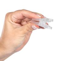 Prendedor de Roupa Plástico Transparente EsfreBom Bettanin 12 Unidades - 2