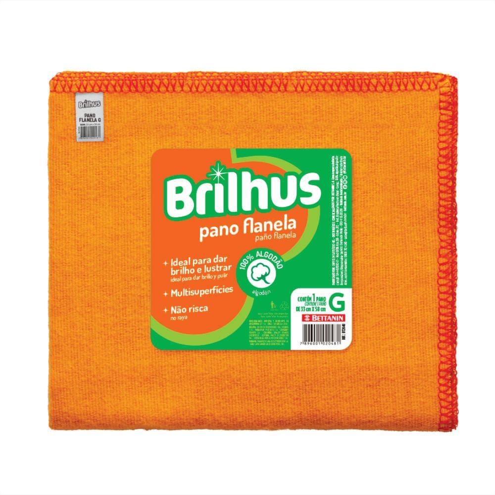 Pano Flanela Grande 100% Algodão para Multissuperfícies Brilhus Bettanin - 1