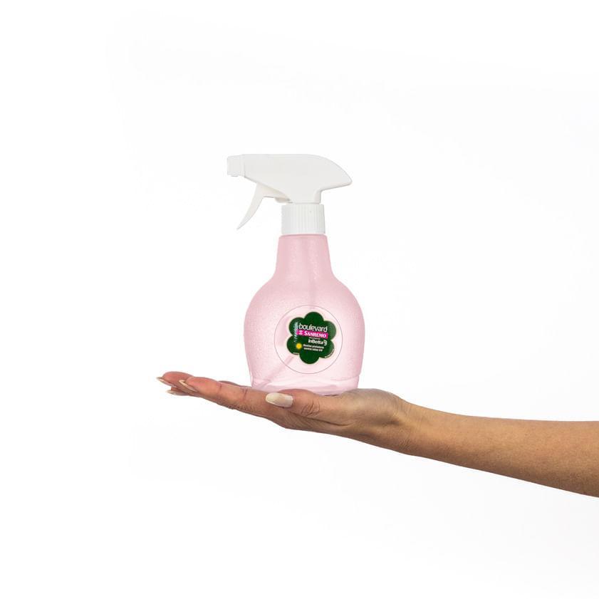 Pulverizador Manual Borrifador Spray Plástico Rosa 350ml Boulevard Sanremo - 3