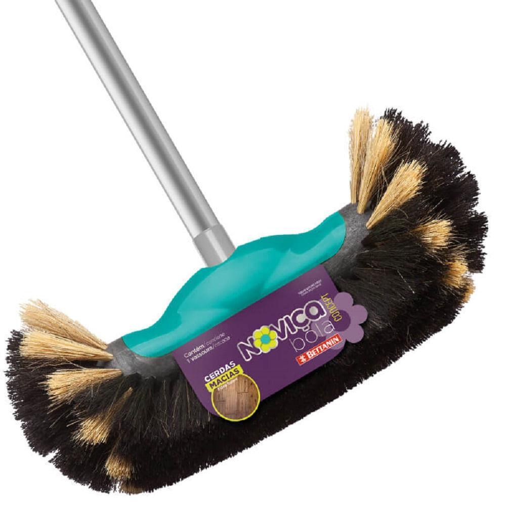 Vassoura de Pelo Bola Uso Interno com Cabo Bettanin - 1