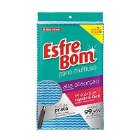 Pano Multiuso Antibacteriano Almofada Azul EsfreBom Bettanin Leve 7 Pague 5 - 1