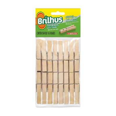 Prendedor de Roupa de Madeira Brilhus Bettanin