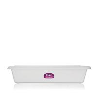 Travessa Retangular Plástica Média Branca 9,85L Sanremo - 1