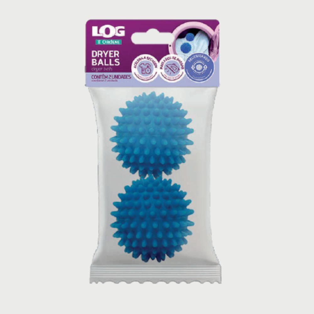 Esfera para Secar Roupa Dryer Balls Log Ordene 2 Unidades - 1