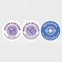 Esfera para Secar Roupa Dryer Balls Log Ordene 2 Unidades - 8