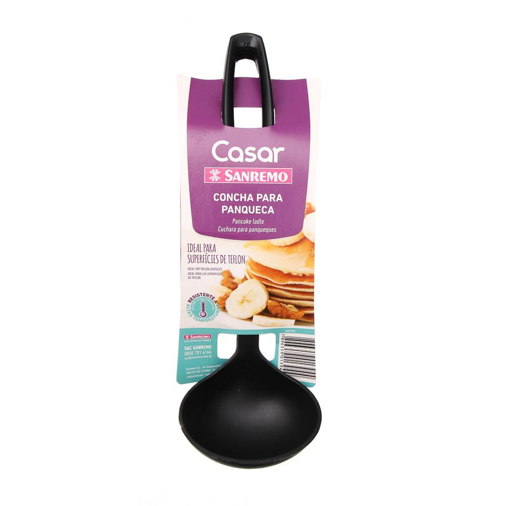 Concha para Panqueca Plástica Preta Casar Sanremo - 1