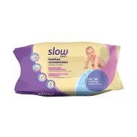 Kit 5 Pacotes Lenços Umedecidos Wipes Slow Baby 96 Unidades - 2