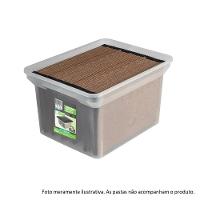 Kit 6 Caixas Organizadoras Arquivo Larga Empilhável Cristal Ordene - 3