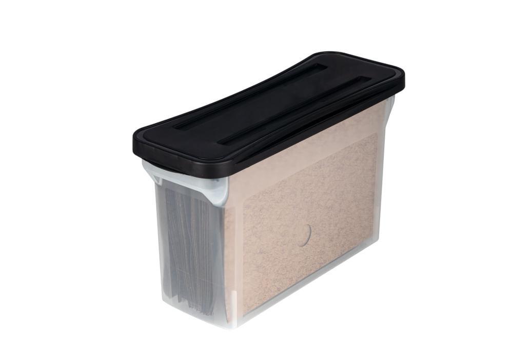 Kit 6 Caixas Organizadoras Arquivo Estreita Empilhável Cristal Ordene - 2