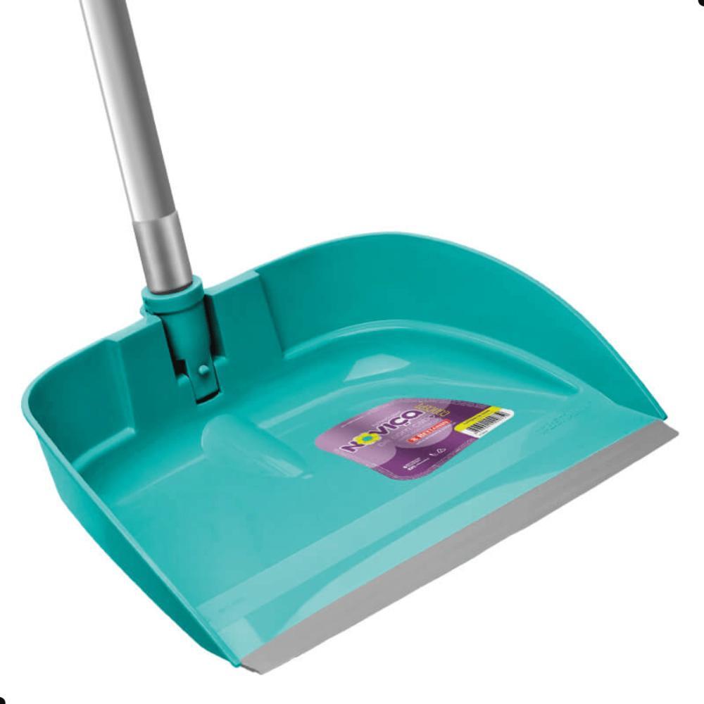 Kit Vassoura + Rodo + Pá Para Lixo Com Cabo Noviça - 3