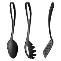 Kit de Panelas Antiaderente em Alumínio Multiflon e Acessórios 7 Peças Preto - 3