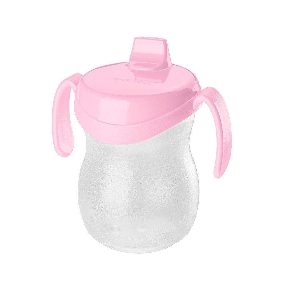 Kit Prato 450ml e Copo Infantil 310ml Rosa Baby Sanremo - 3